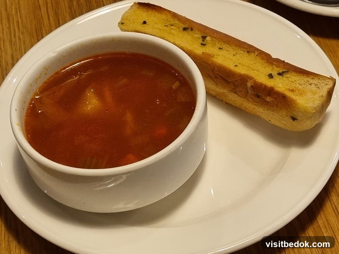 Soup and Breadstick