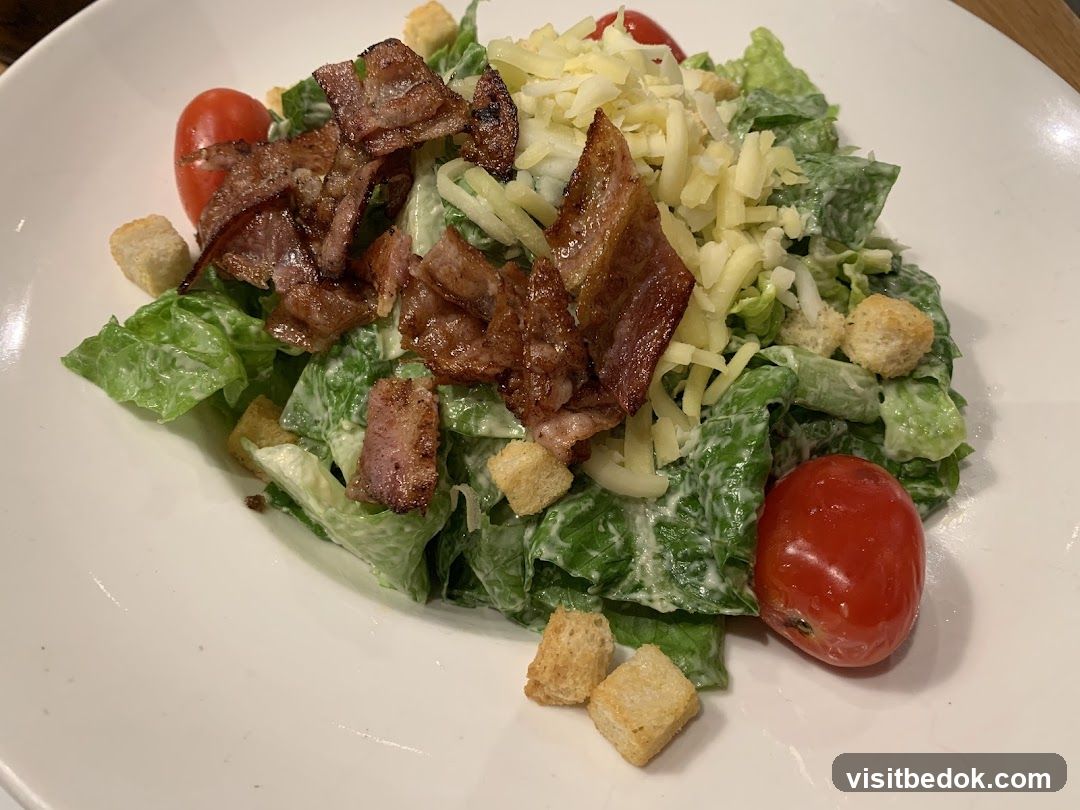 Caesar Salad with Bacon
