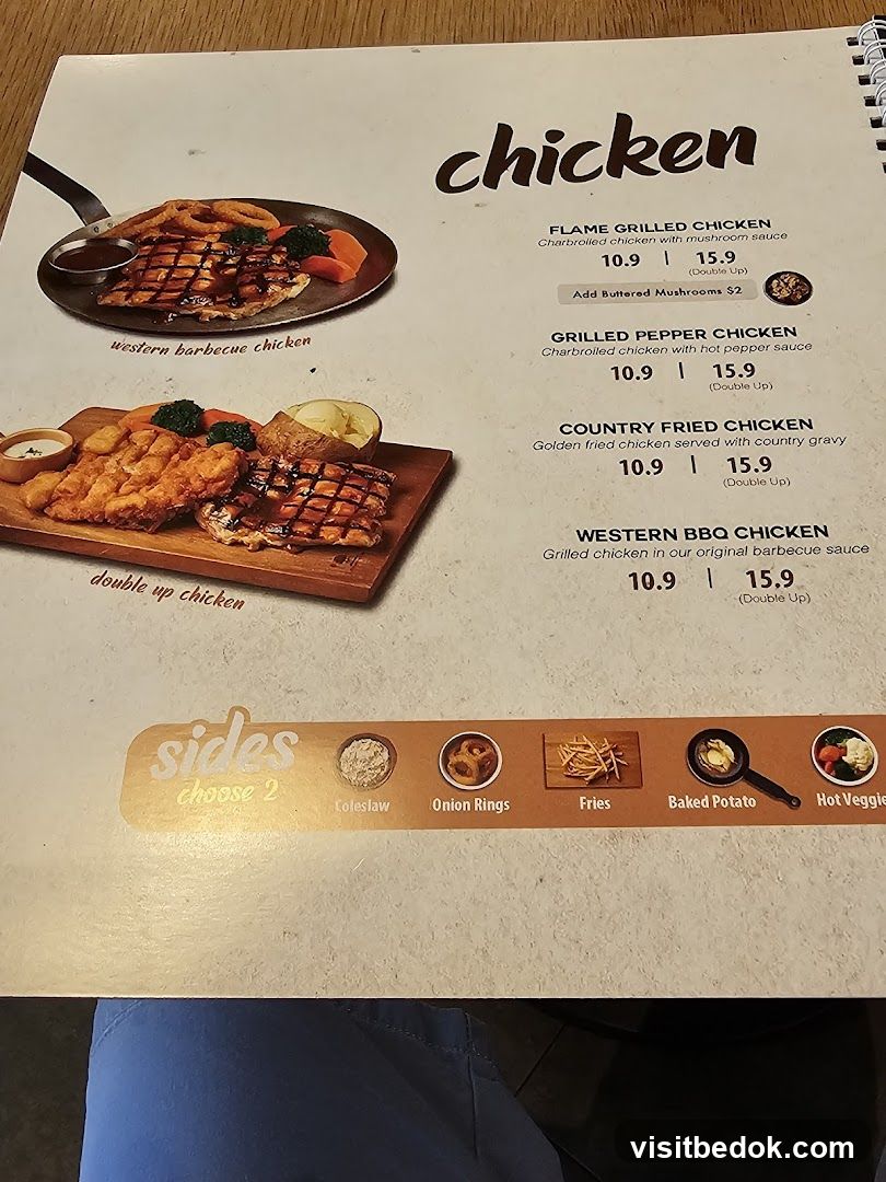 Chicken Menu