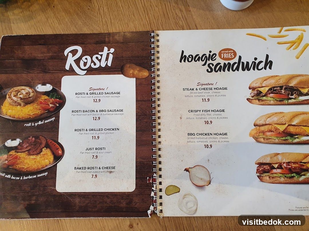 Rosti and Hoagie Sandwiches