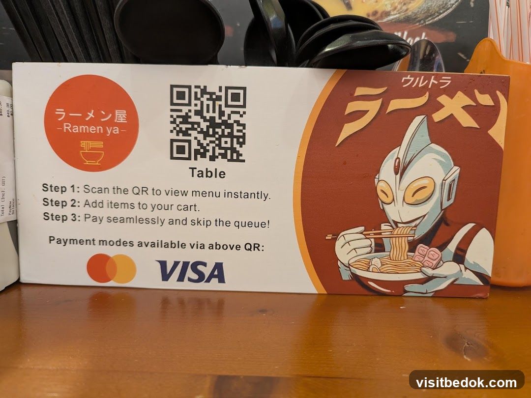 Ramen Ya QR Code and Ultraman