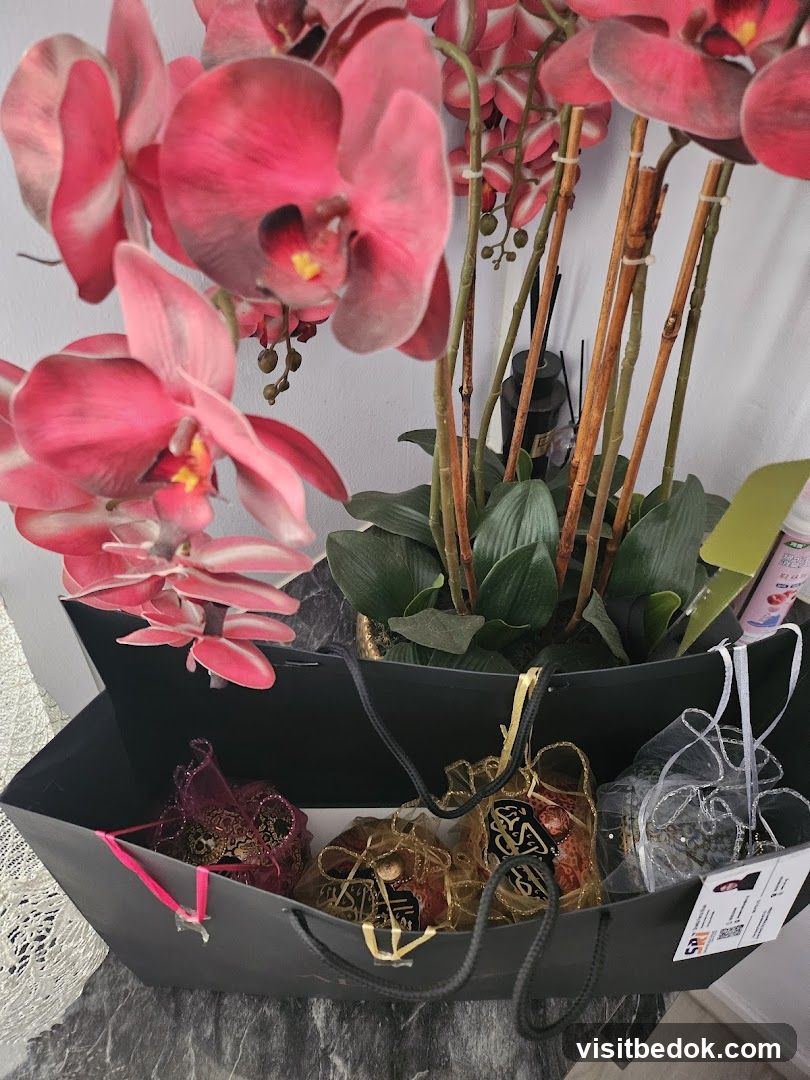 Gift Bags with Orchids