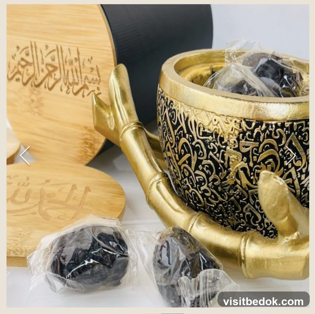 Decorative Incense Burner with Dates