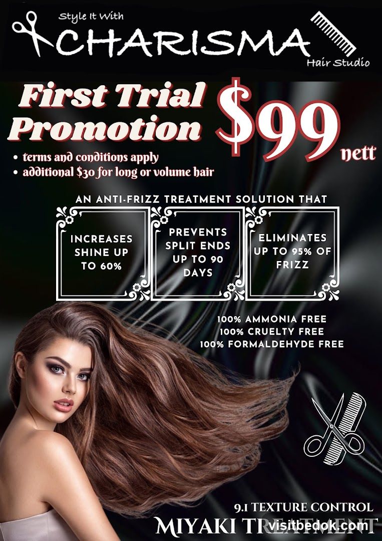 Charisma Hair Studio First Trial Promotion
