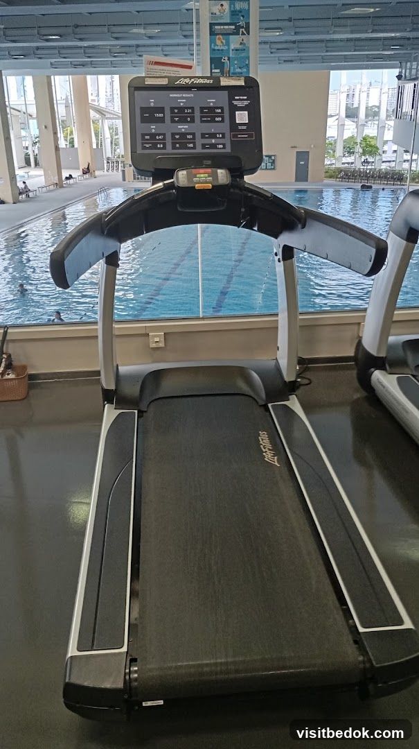 Treadmill with Pool View