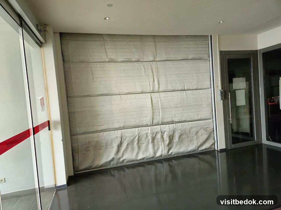 Closed Roller Shutter Door