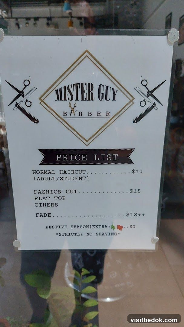 Mister Guy Barber Price List