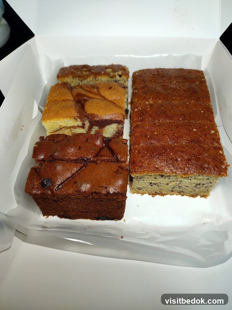 Assortment of Sliced Cakes