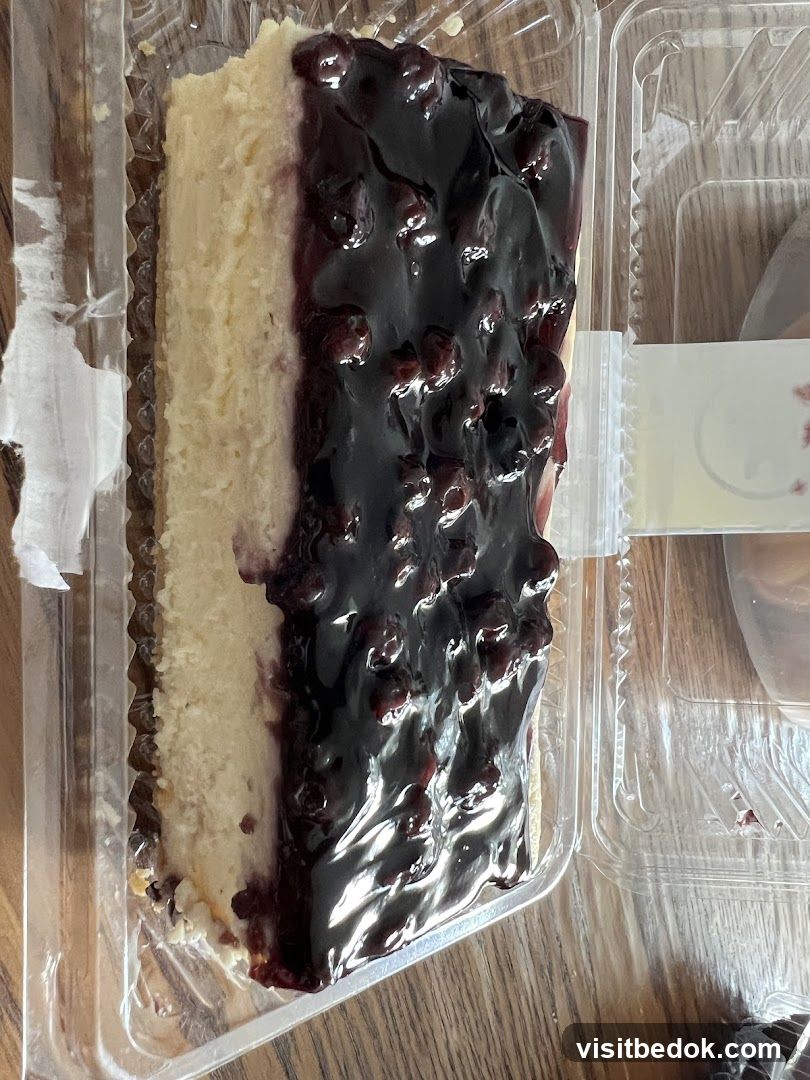 Blueberry Cheesecake Slice