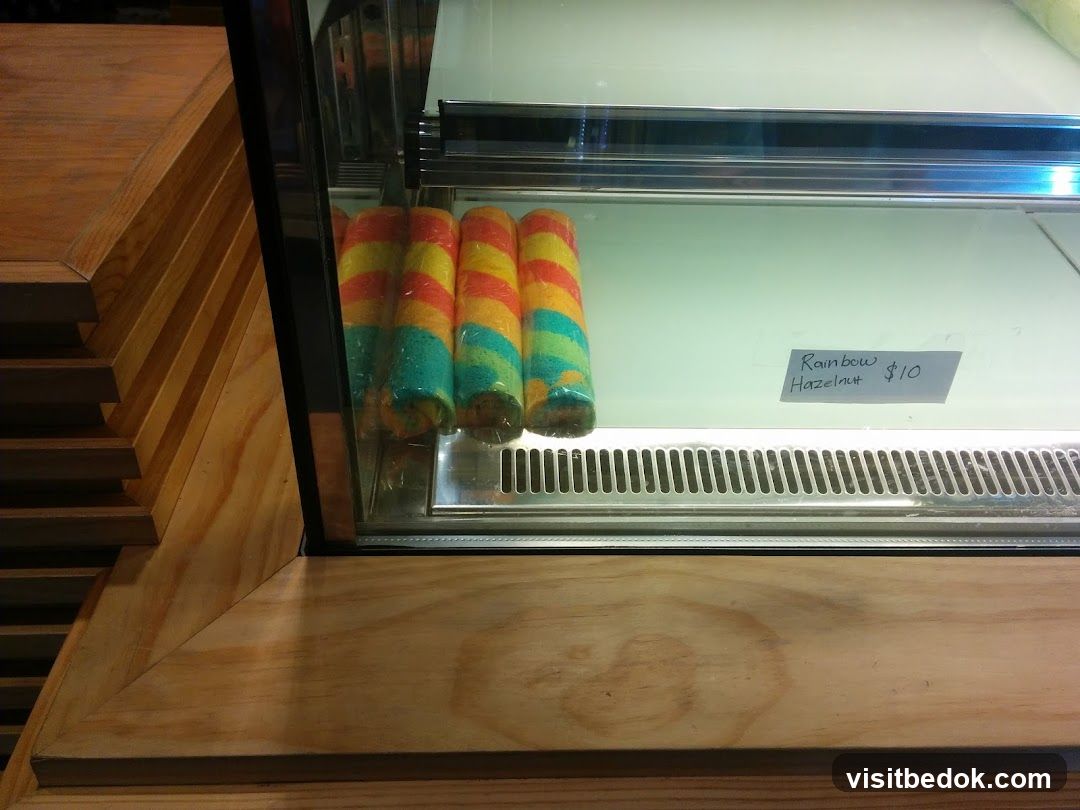 Rainbow Hazelnut Pastries