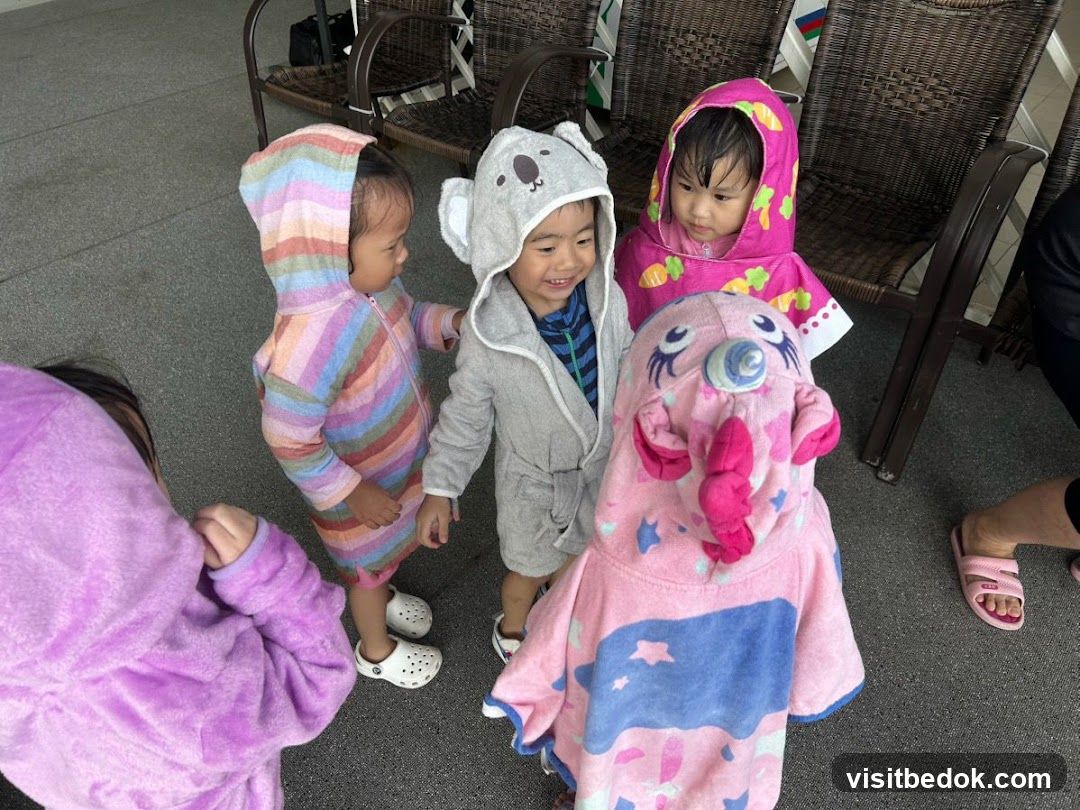 Children in hooded robes