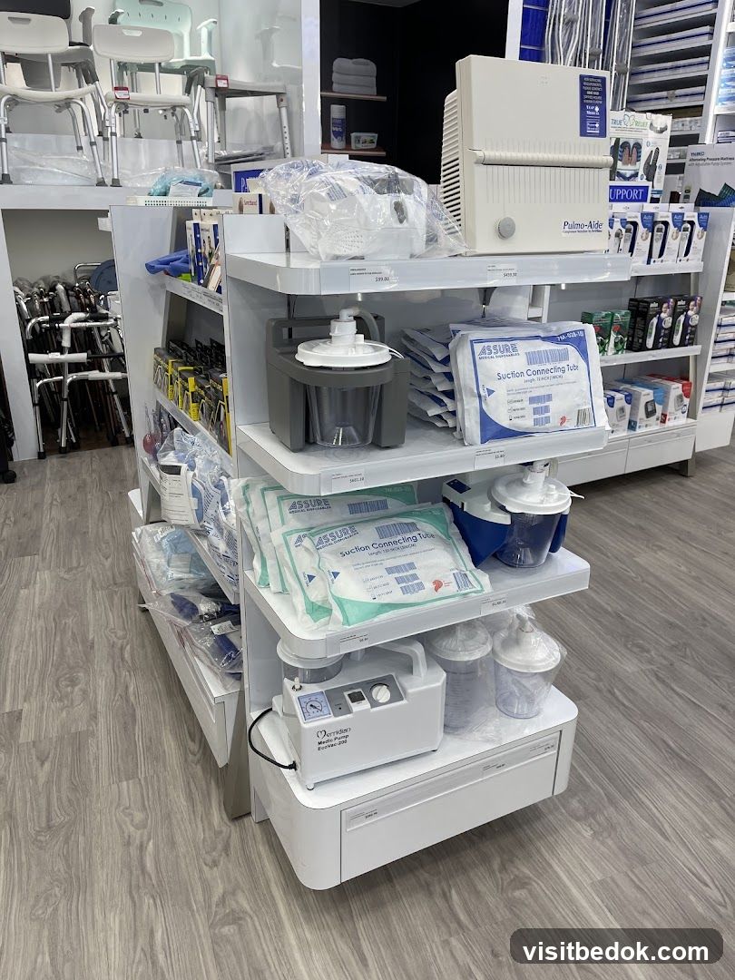 Medical Supplies Display