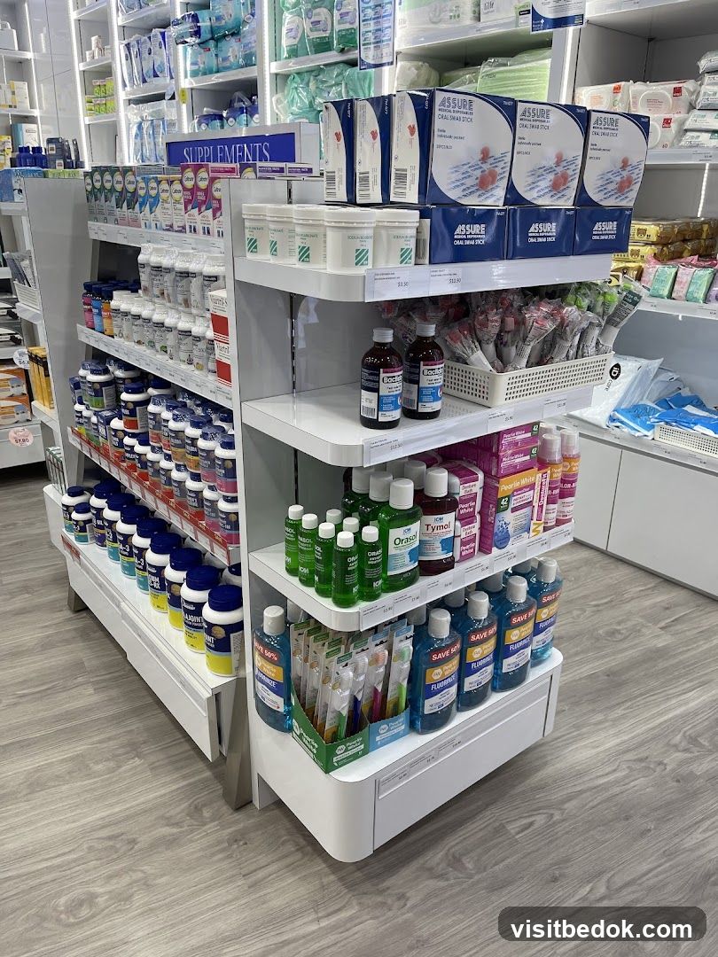 Pharmacy Shelving Display
