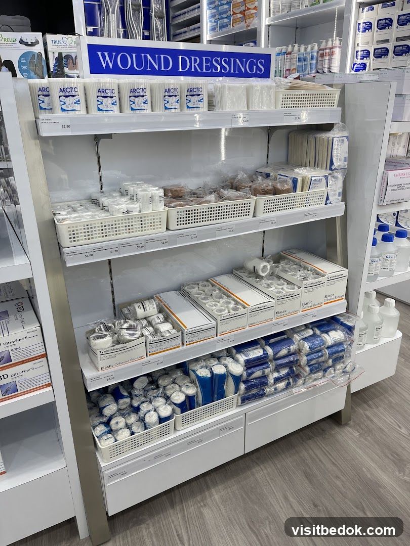 Wound Dressings Display