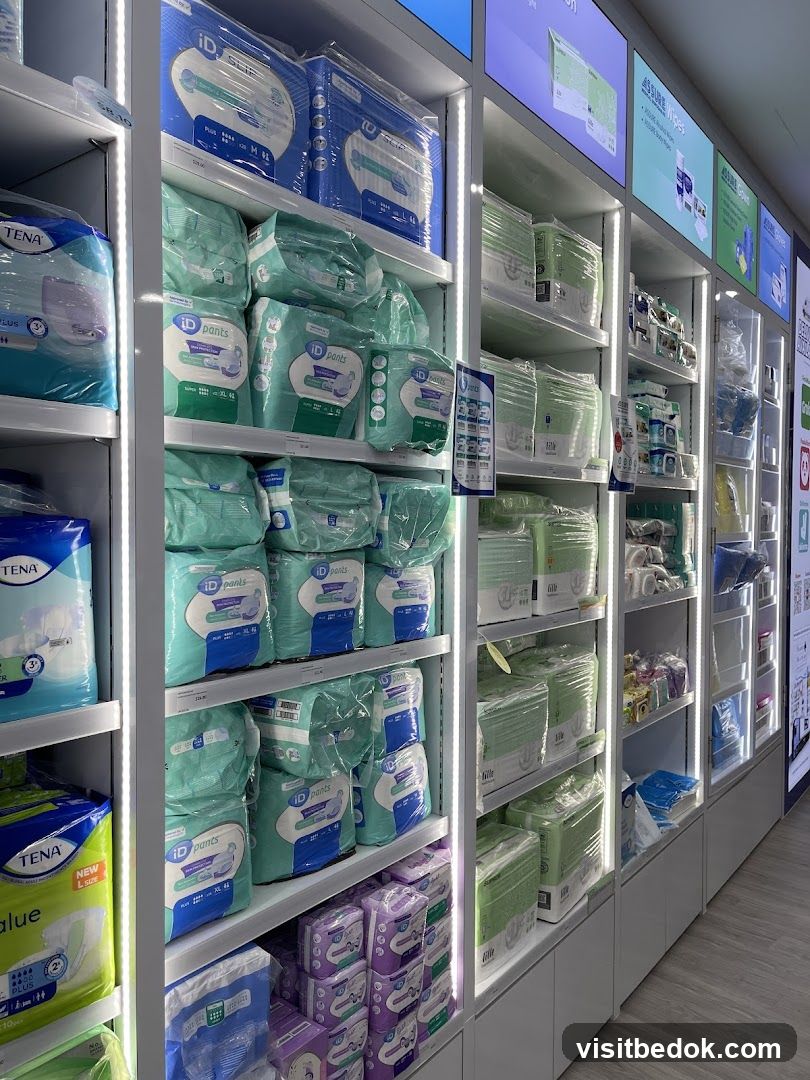 Incontinence Products Display