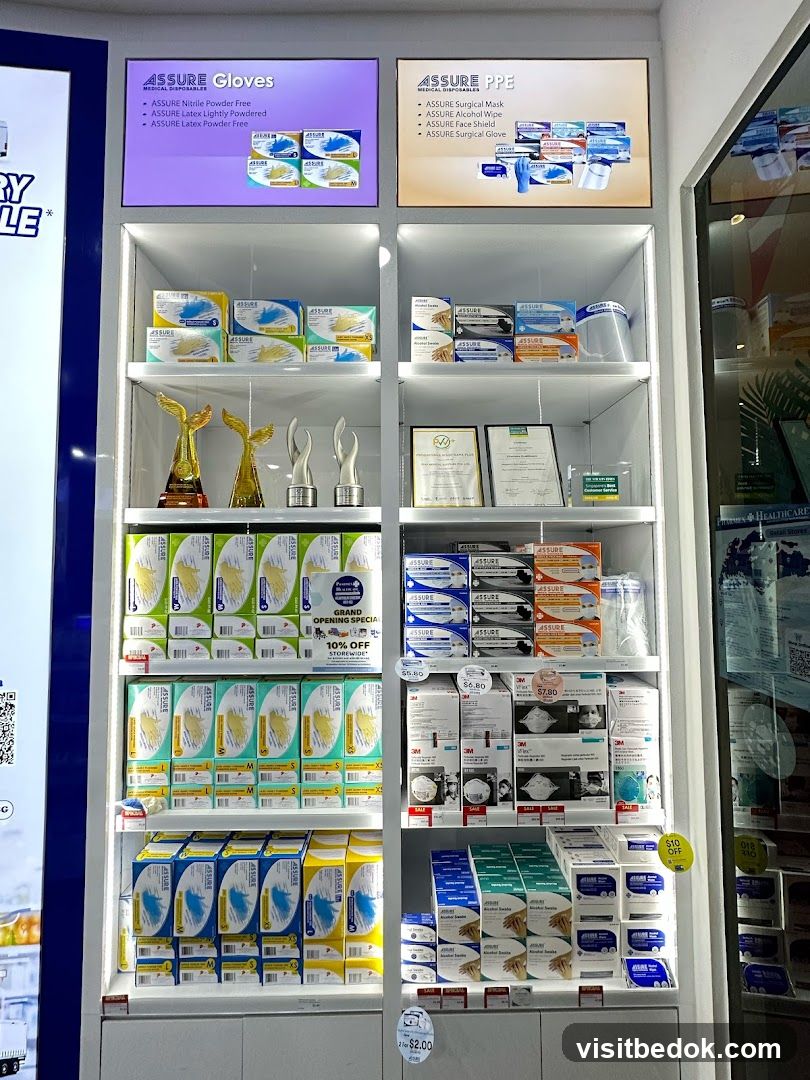 Medical Supplies Display