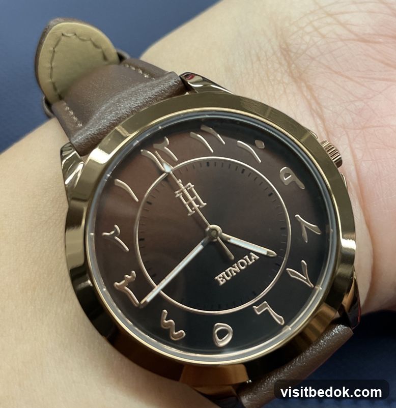 Watch with Arabic Numerals