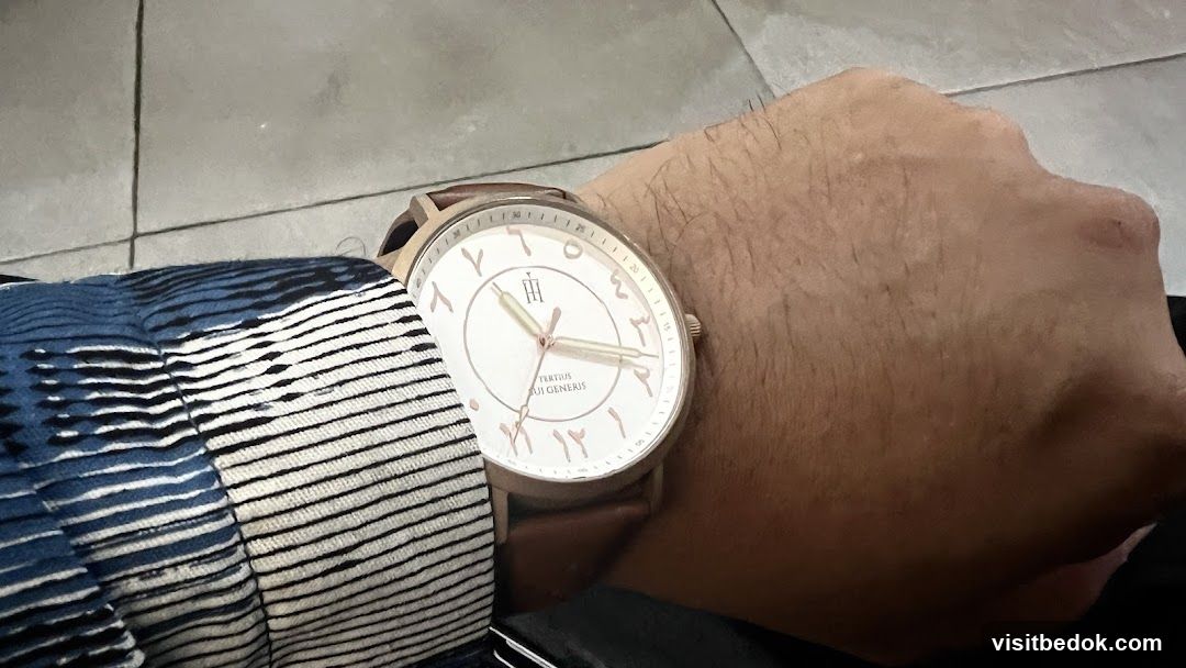 Watch with Arabic Numerals