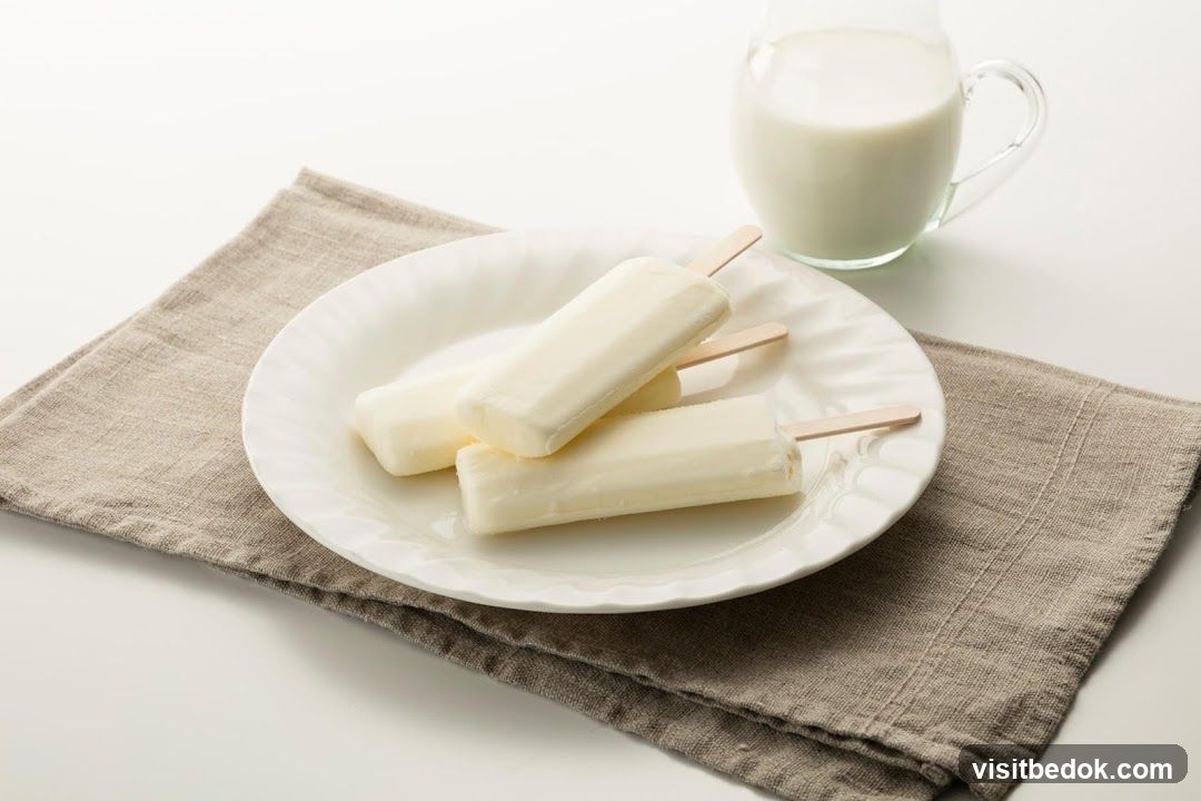 Milk Popsicles and Milk