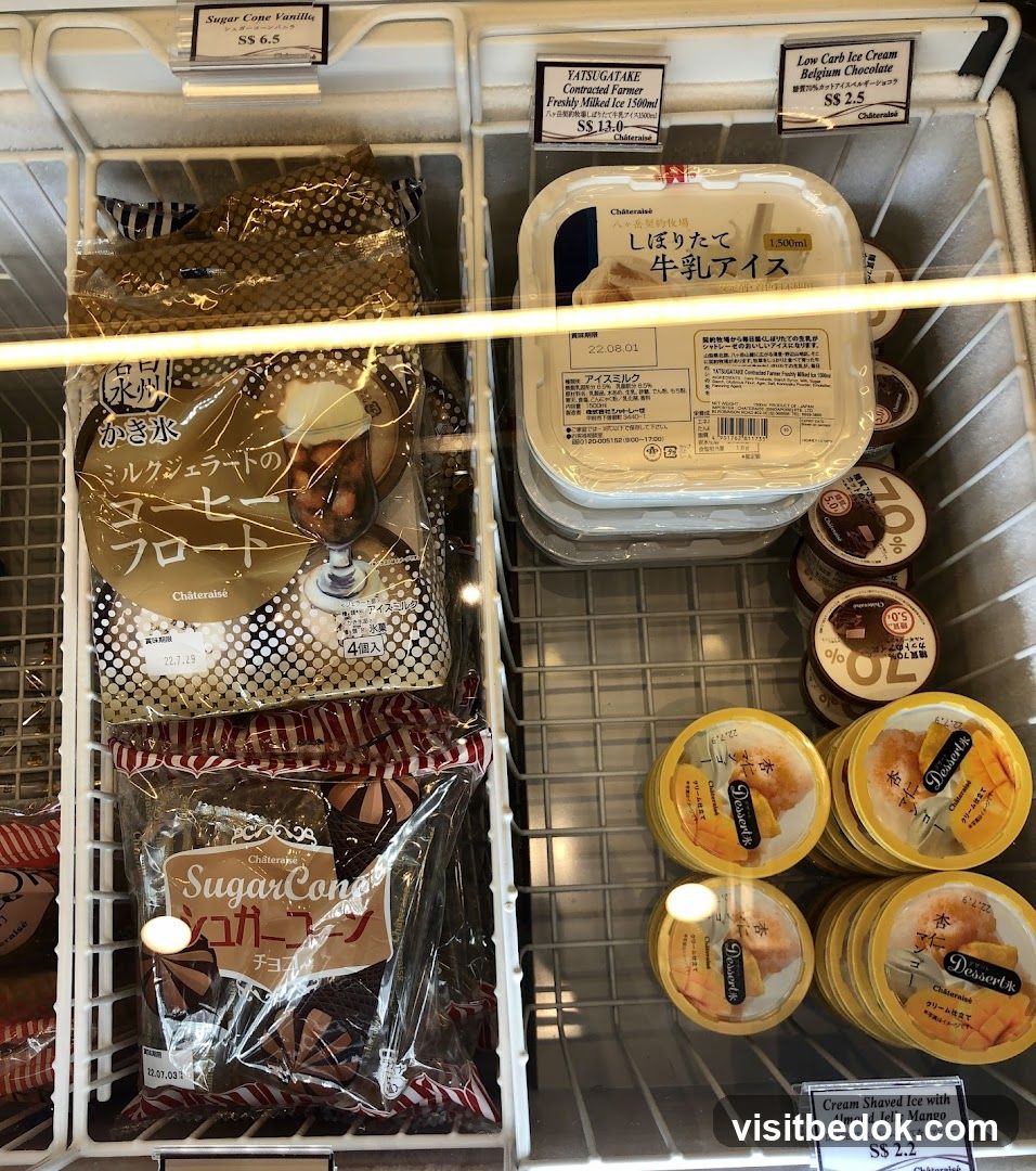 Ice Cream Freezer Display