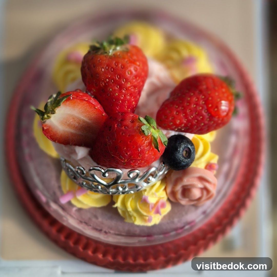 Strawberry and Blueberry Cake