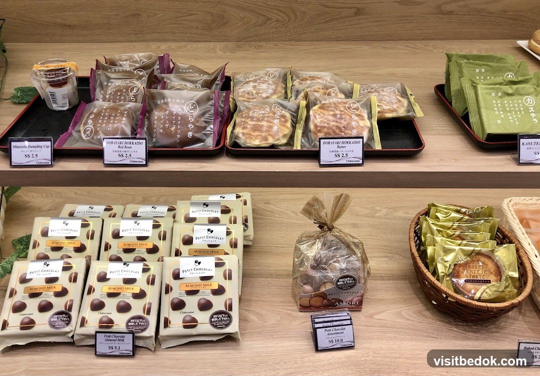 Assortment of Japanese Pastries and Chocolates
