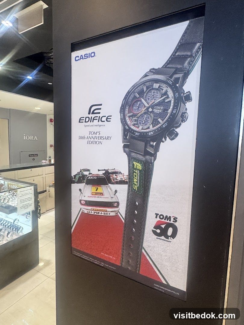 Casio Edifice Tom's 50th Anniversary Edition Watch Advertisement