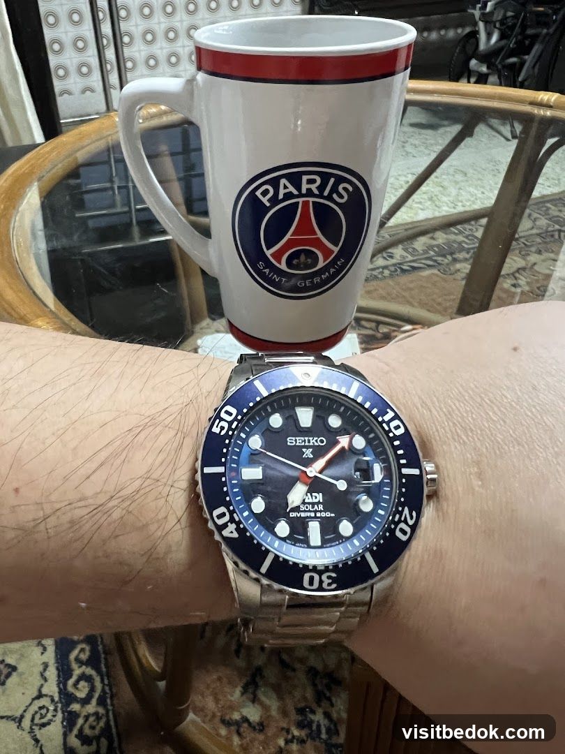 Paris Saint-Germain Mug and Seiko Watch