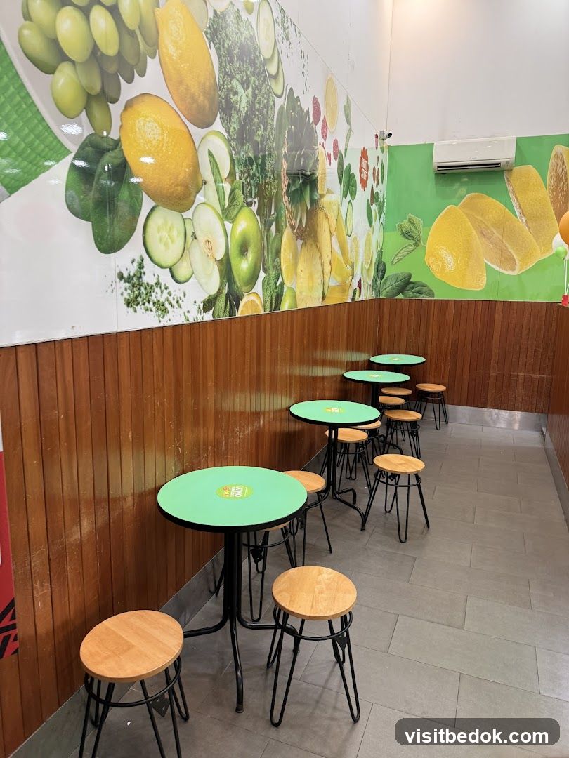 Juice Bar Seating Area