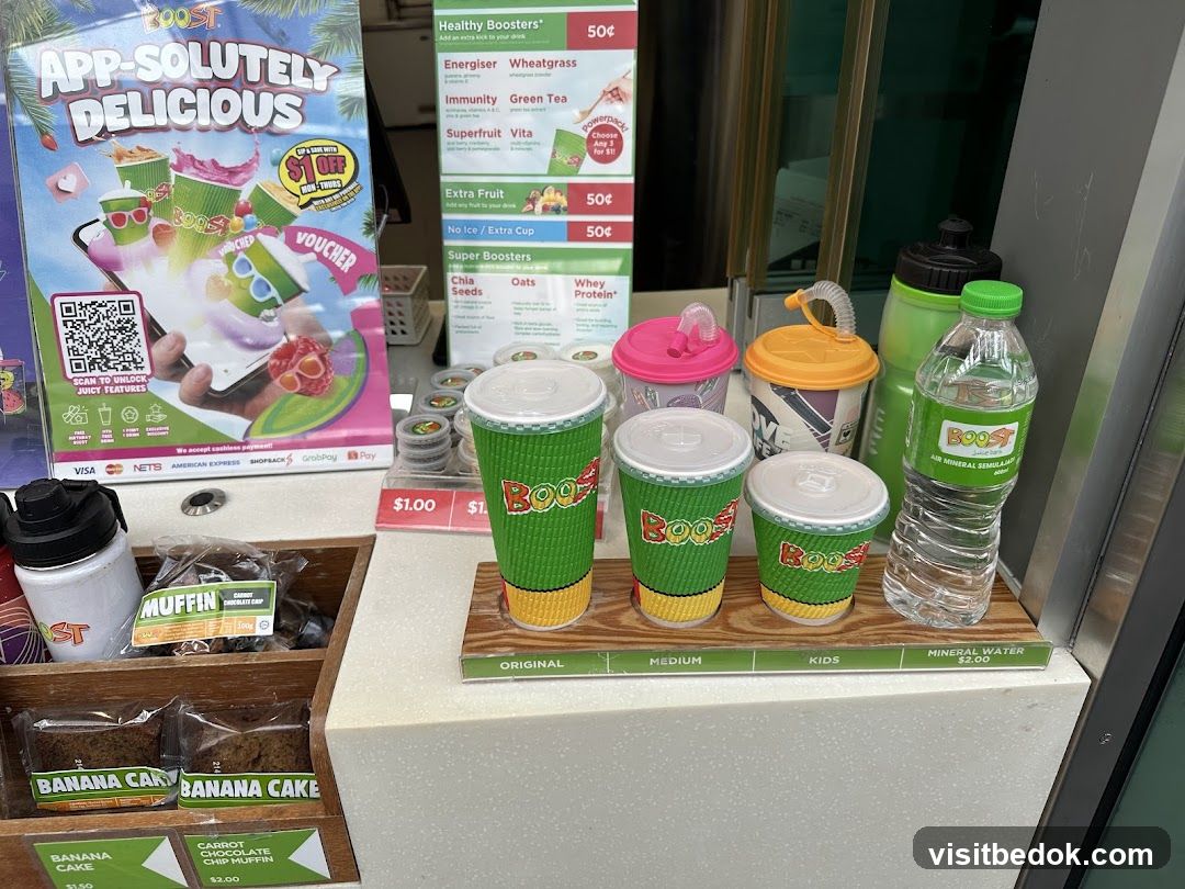 Boost Juice Display