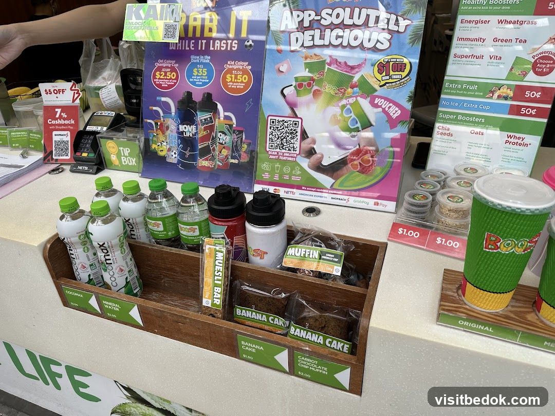 Boost Juice Counter