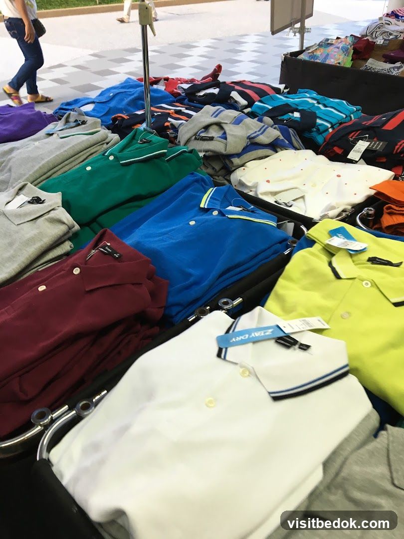 Folded Polo Shirts