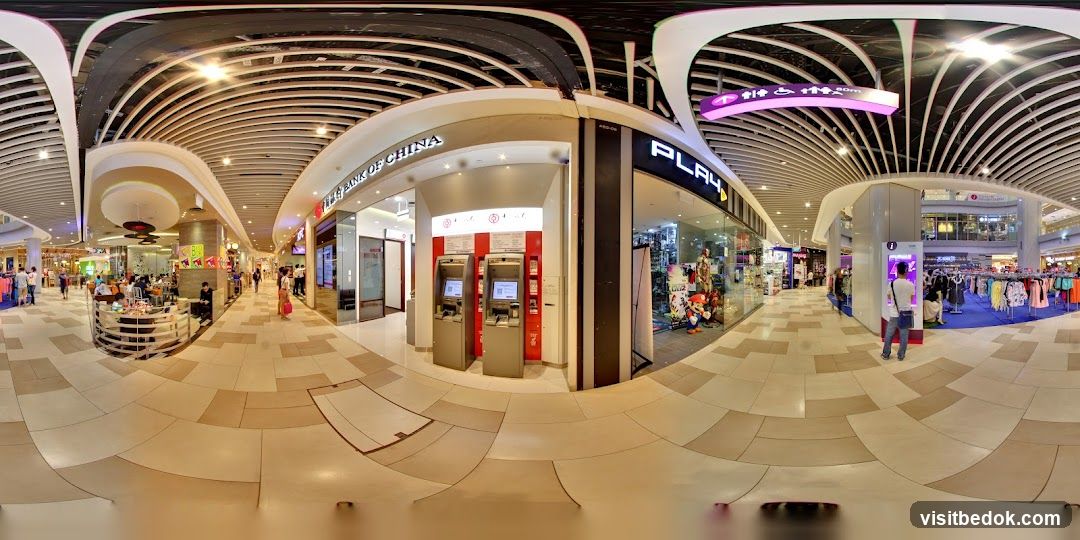 Bank of China and PLAY Store in a Mall
