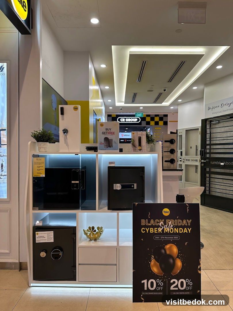 Yale Safes and Smart Locks Display