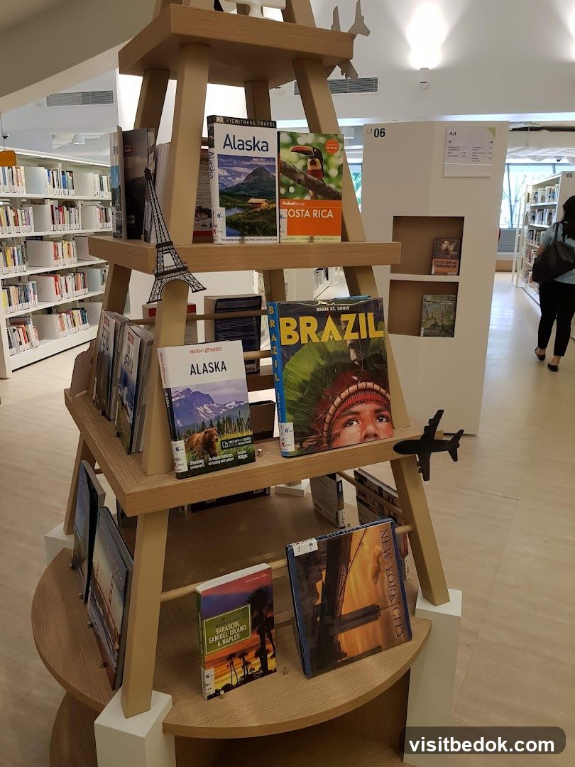 Travel Books Display