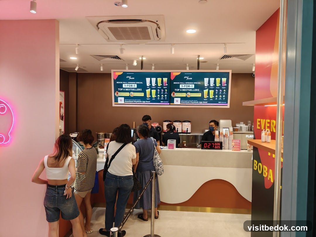 Bubble Tea Shop Counter