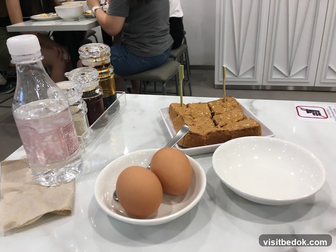Peanut Butter Toast and Boiled Eggs