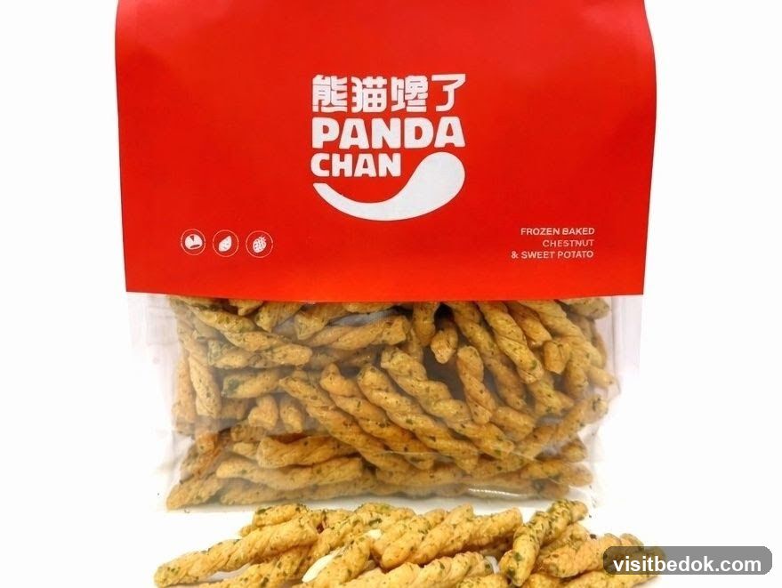 Panda Chan Frozen Baked Chestnut & Sweet Potato Snacks