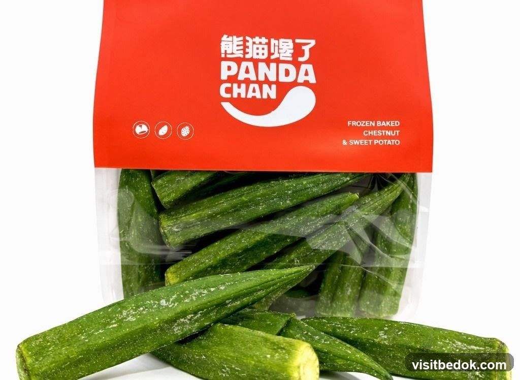 Panda Chan Frozen Baked Okra