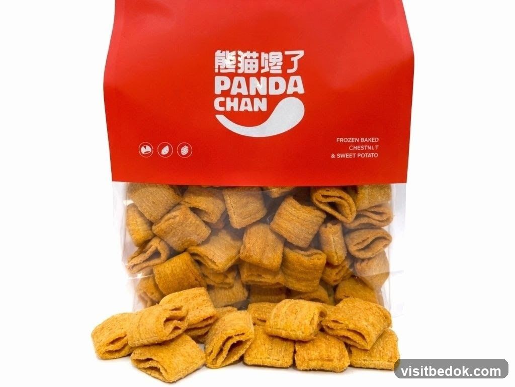 Panda Chan Frozen Baked Chestnut & Sweet Potato Snacks