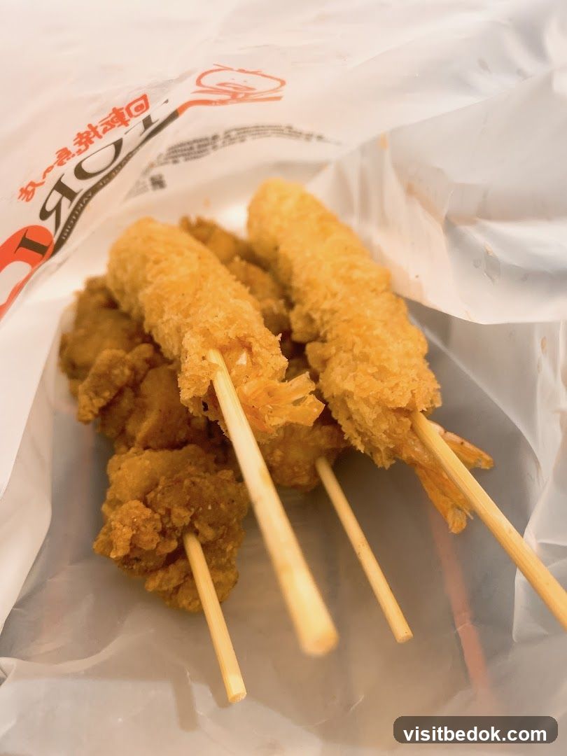 Fried Skewers in Bag