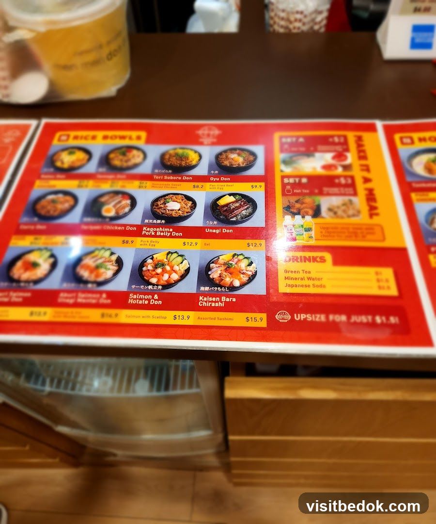 Rice Bowls Menu
