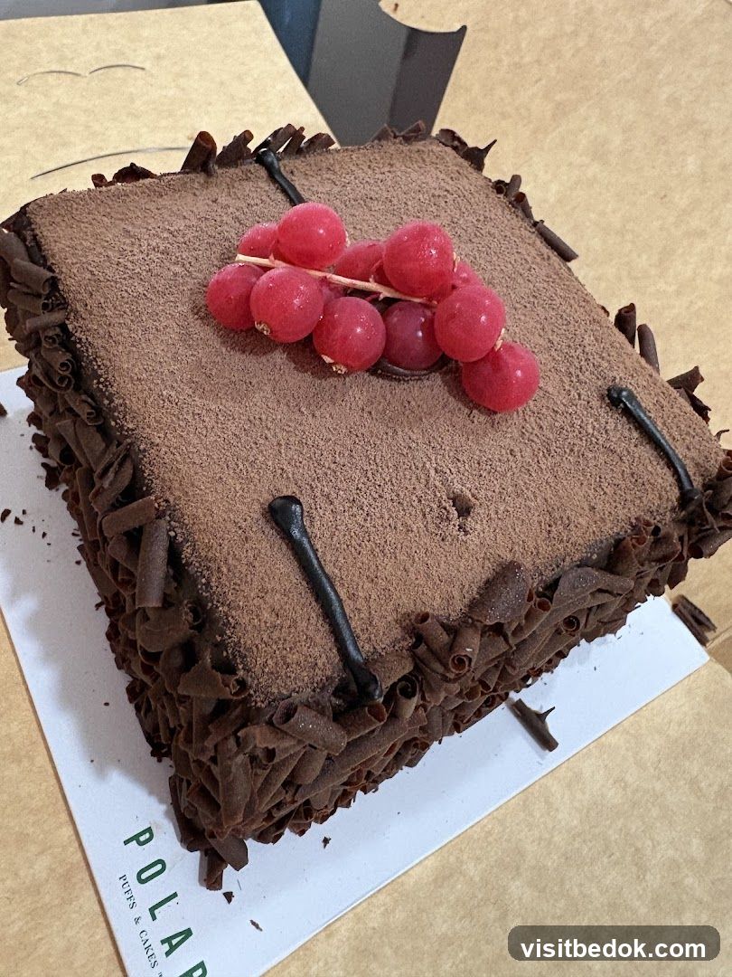 Chocolate Cake with Red Currants