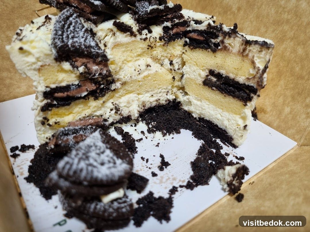 Oreo Cake Slice