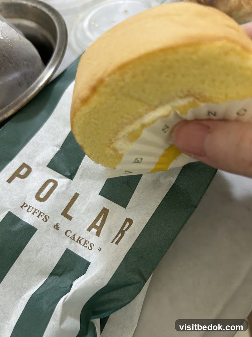 Cake roll on branded packaging