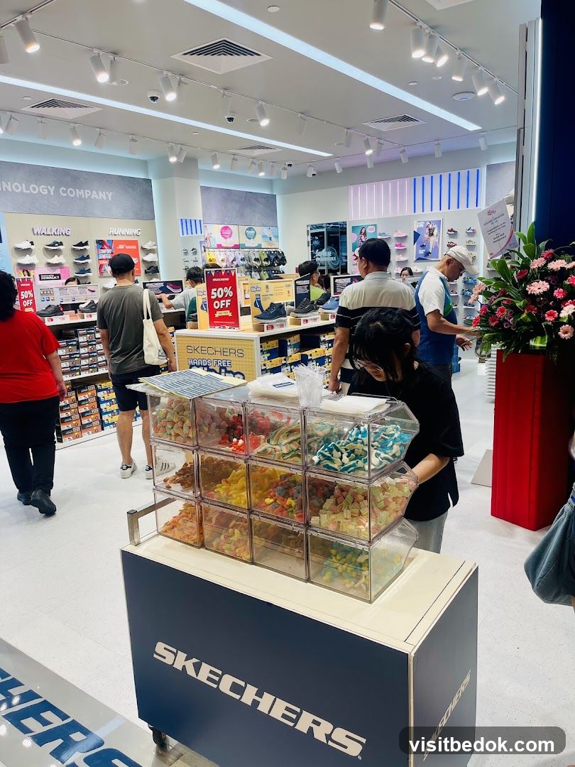 Skechers Store with Candy Display