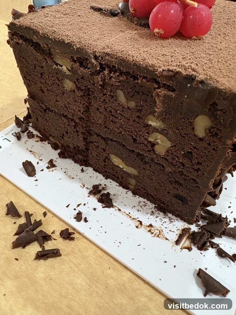 Chocolate Cake Slice