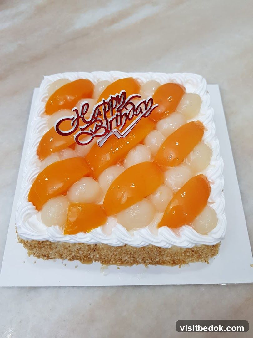 Square Fruit Cake