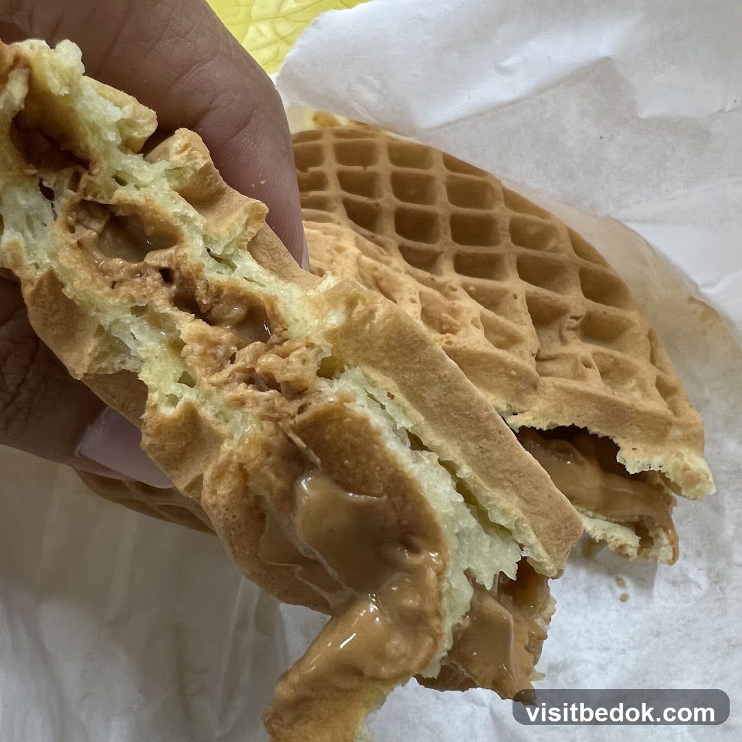 Peanut Butter Waffle Sandwich