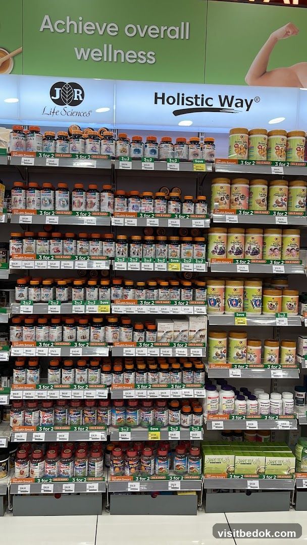 Health Supplements Display